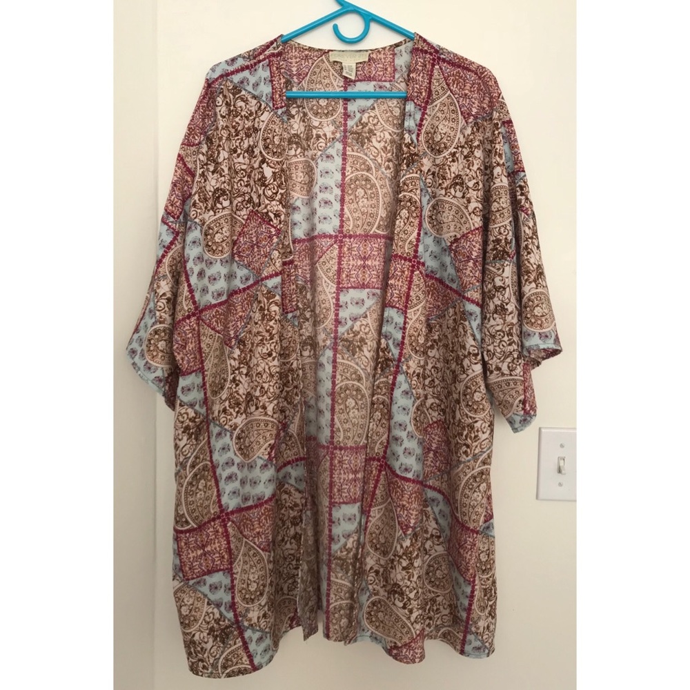 Forever 21 Patterned Kimono/Cover